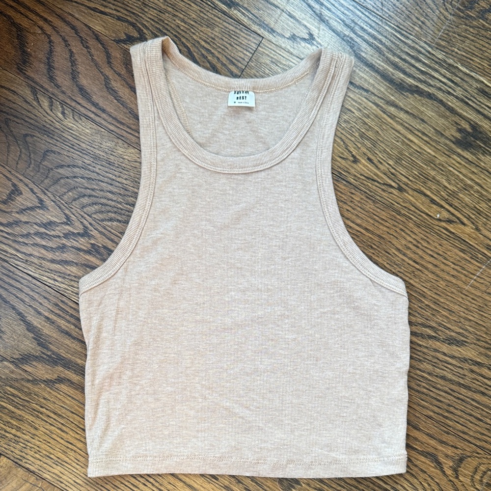 Tan Sunday Best Tank